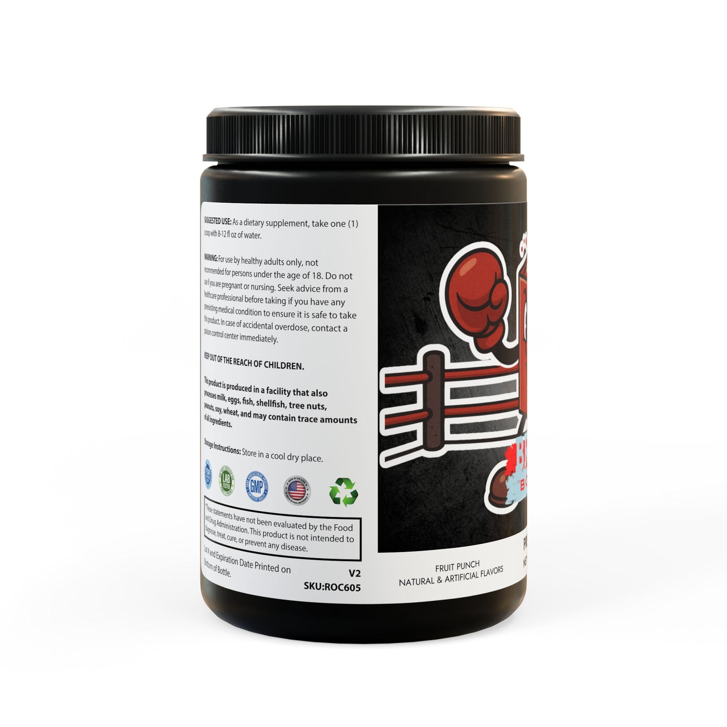 Pre-Workout Supplement, Fruit Punch (204g, 7.1oz)