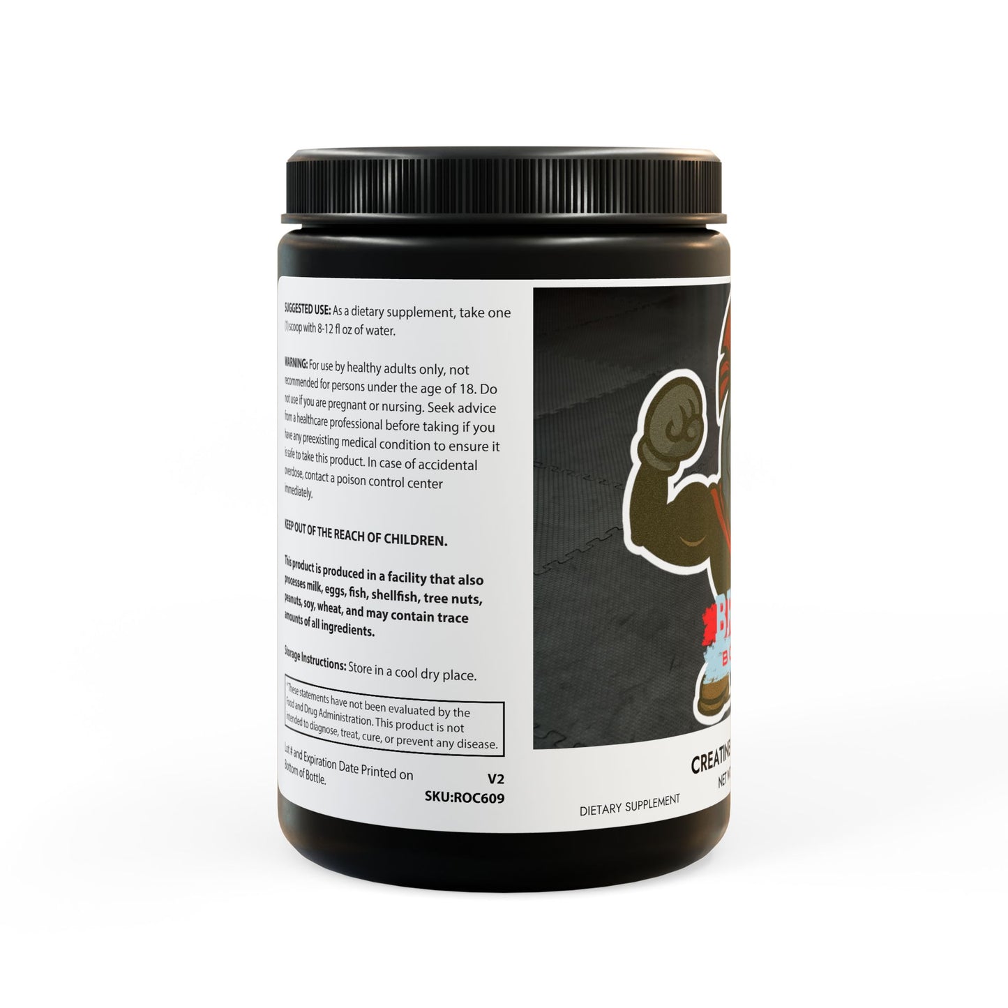 Creatine Monohydrate Supplement (300g, 10.58oz)