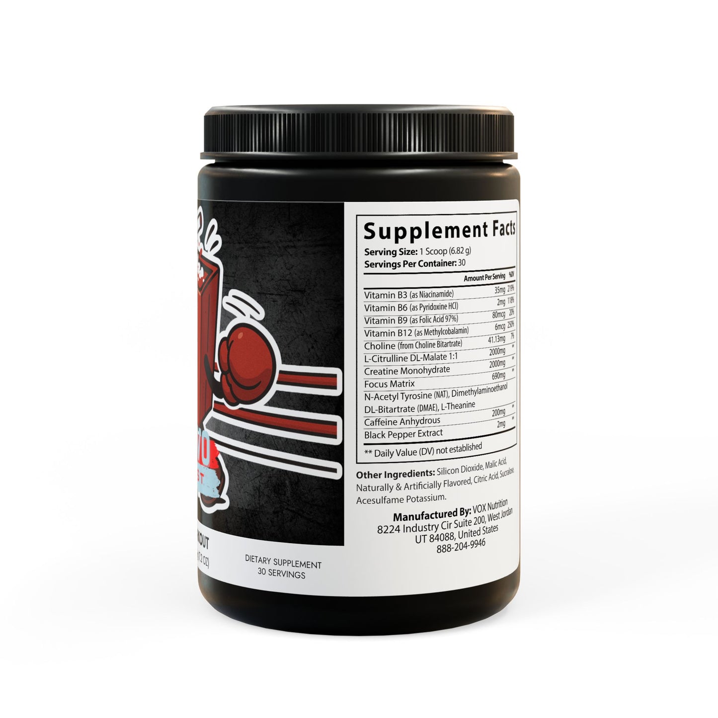 Pre-Workout Supplement, Fruit Punch (204g, 7.1oz)